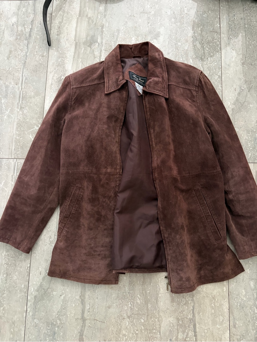 Terry Lewis Classic Luxuries Brown Suede Jacket